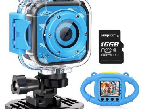 Digital Action Camera with Waterproof Case