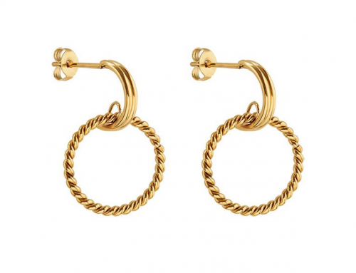 These Earrings Are Like Your Favorite Gold Hoops but With a Twist!