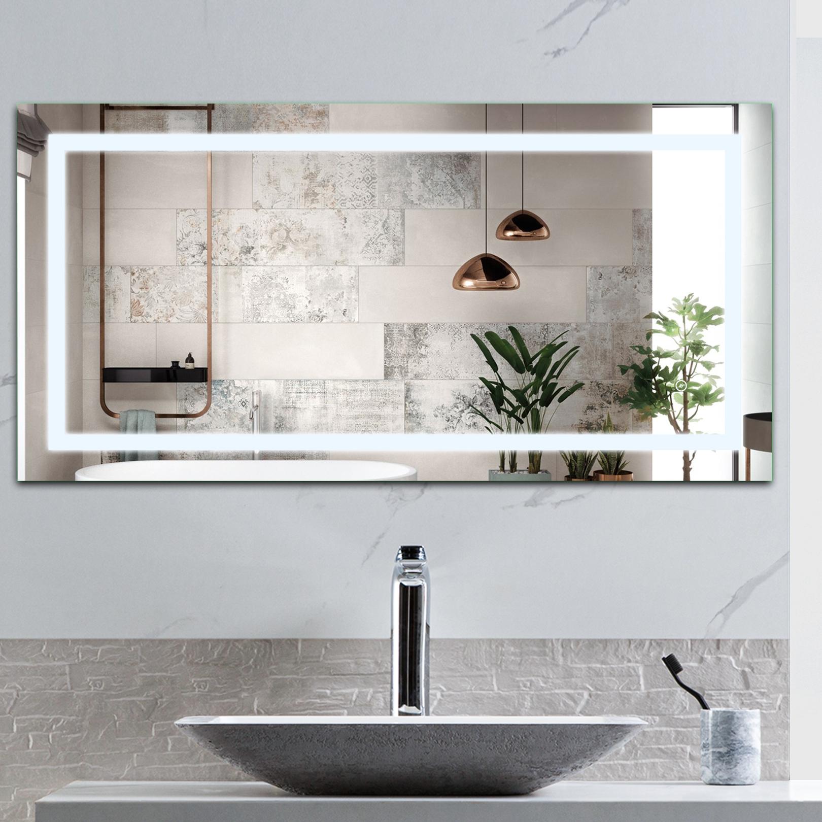 Smart LED Bathroom Mirrors – Anti-fog, Touch and Brightness Control