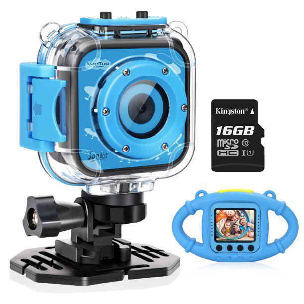 Digital Action Camera with Waterproof Case