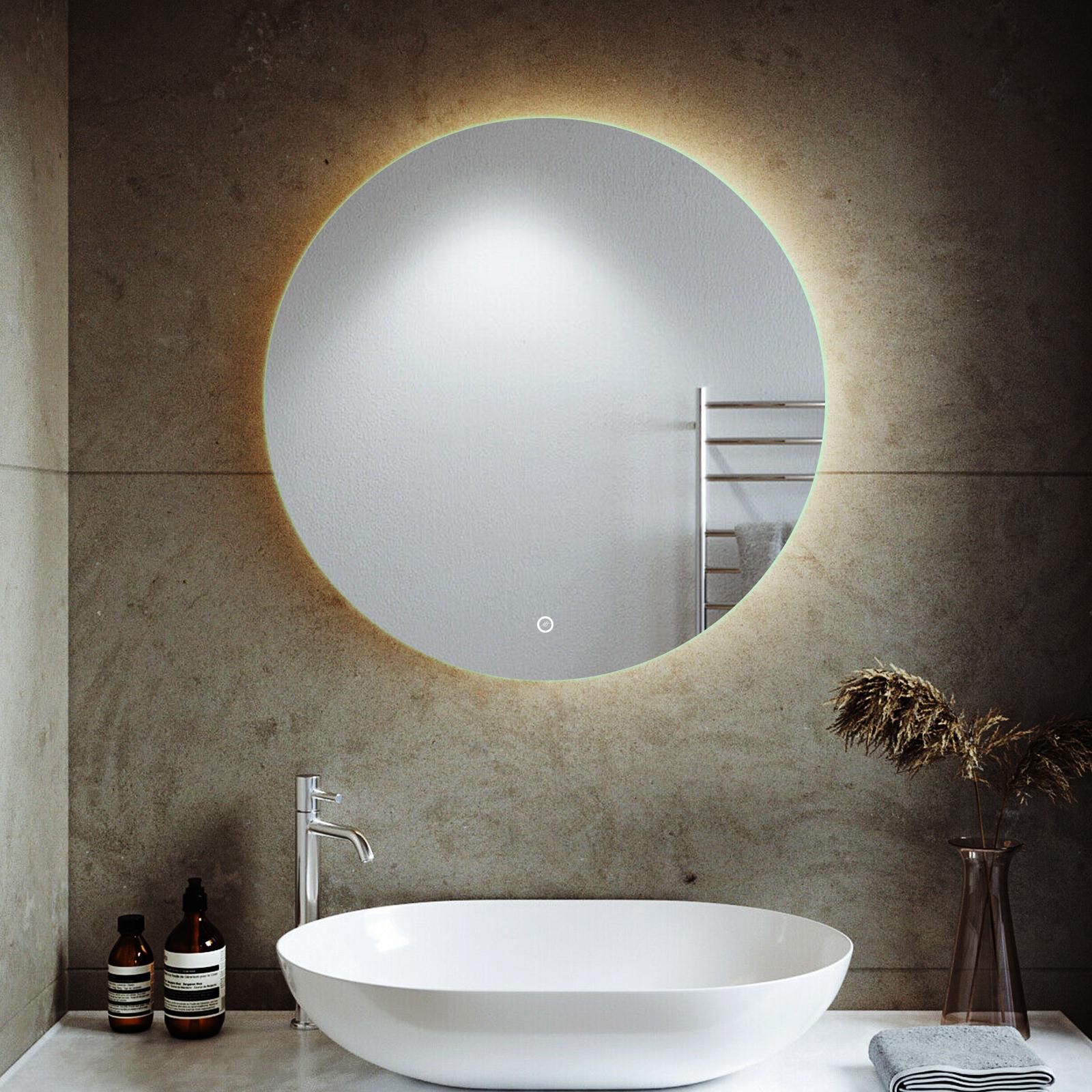 Frameless Round Bathroom Smart LED Mirror | 30″